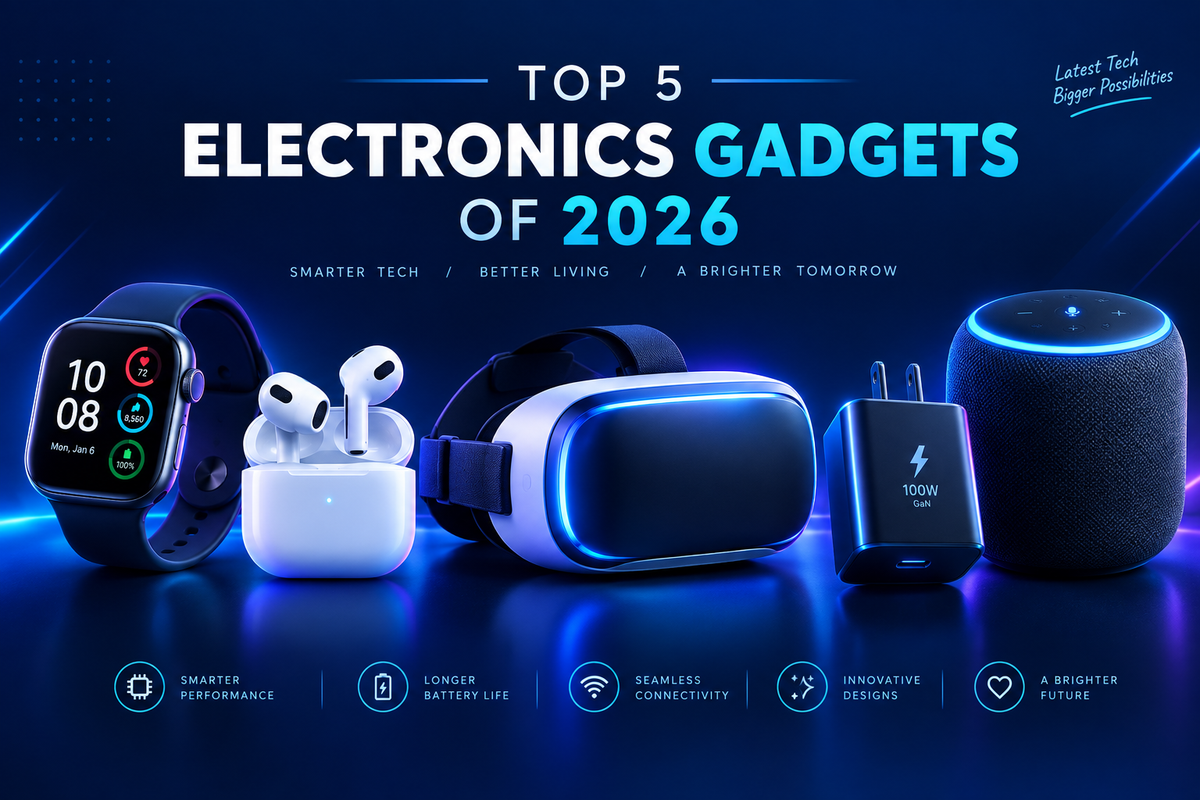 Top 5 Electronics Gadgets of 2026