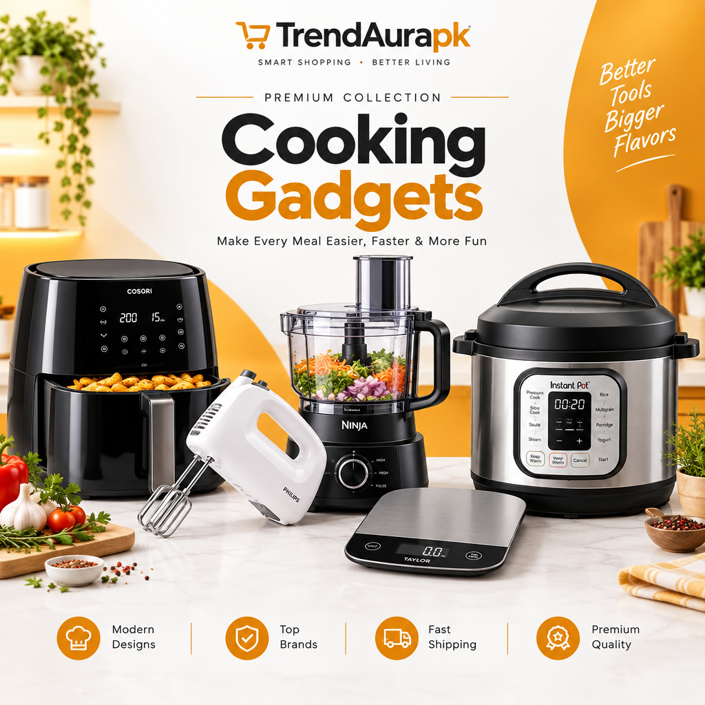 Cooking Gadgets Collection Banner - TrendAurapk