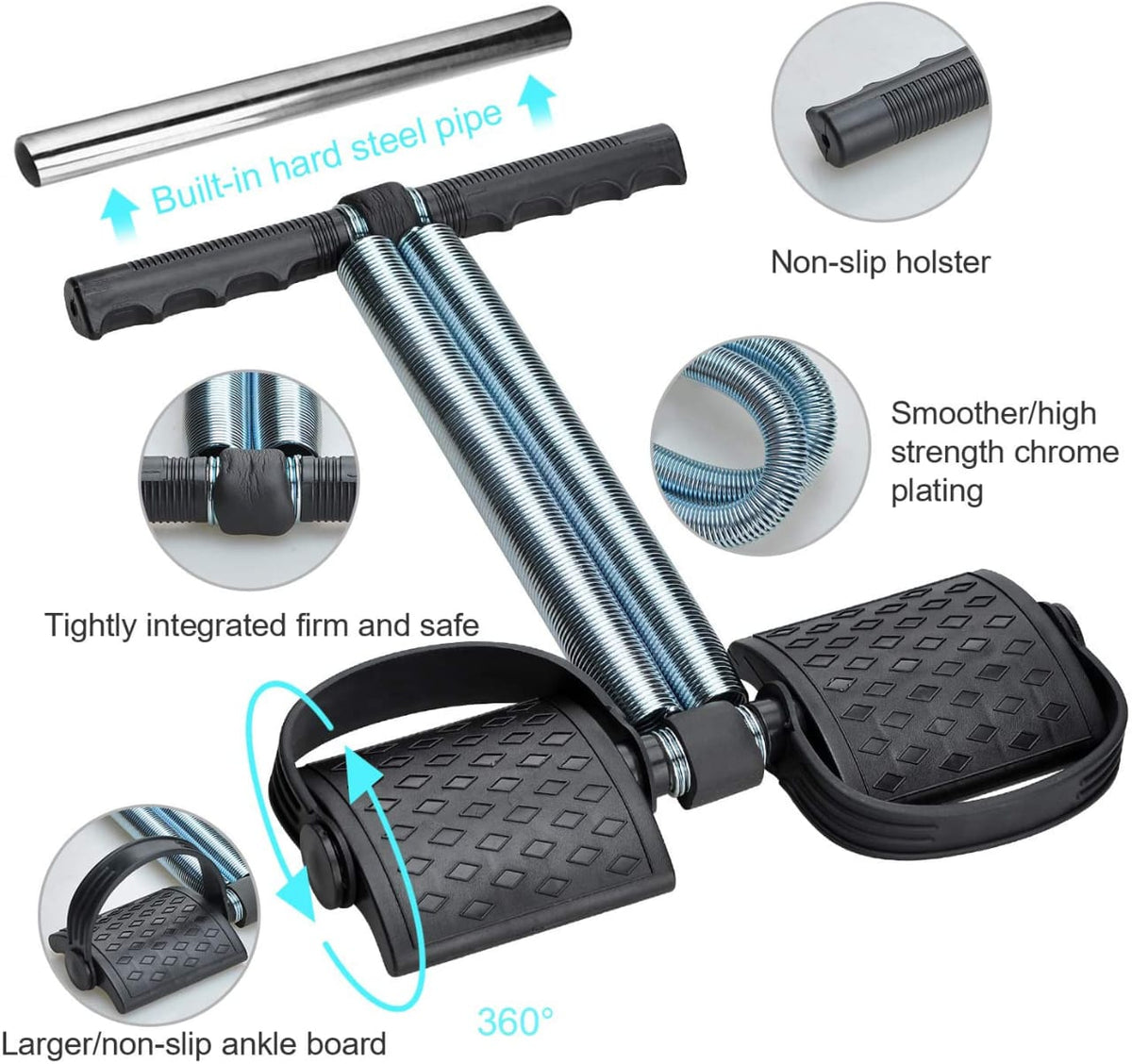 Tummy Trimmer Double Spring Resistance Trainer