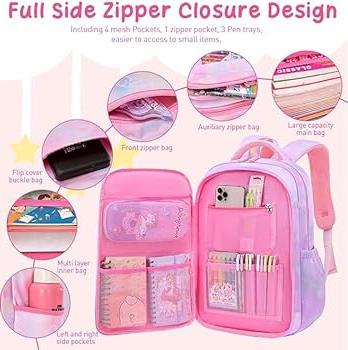 Princess Dream Rainbow School Backpack