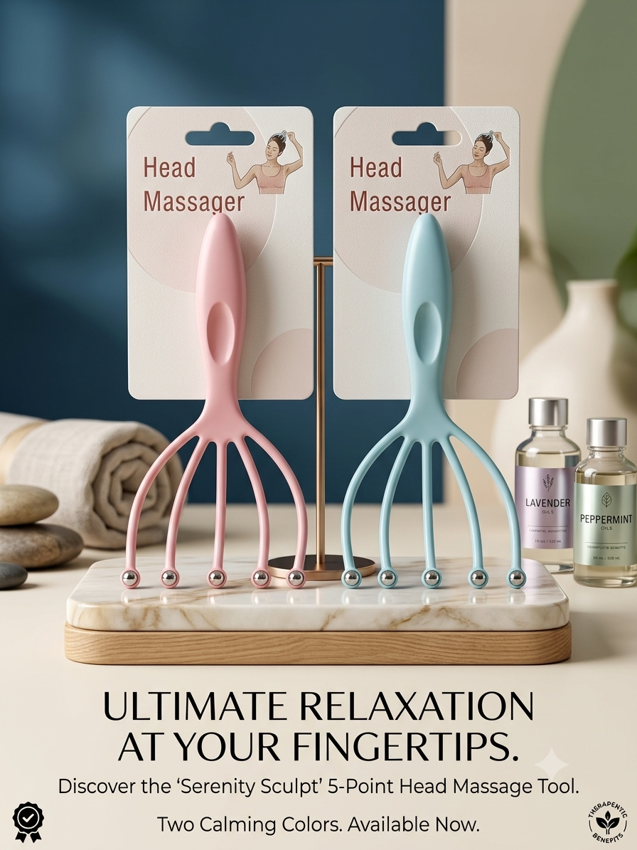 Serenity Sculpt 5-Point Head Massage Tool