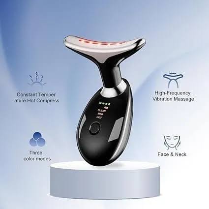 Rechargeable Face Massager Neck Device Against Wrinkles