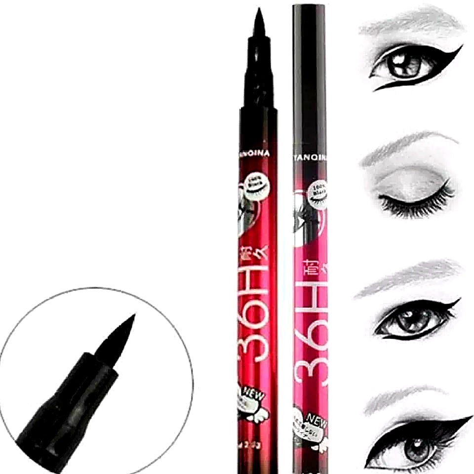 Pack of 6 - 36H Waterproof Liquid Eyeliner Marker
