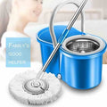 360 Rotating Spin Mop with Steel Bucket & Extra Refill