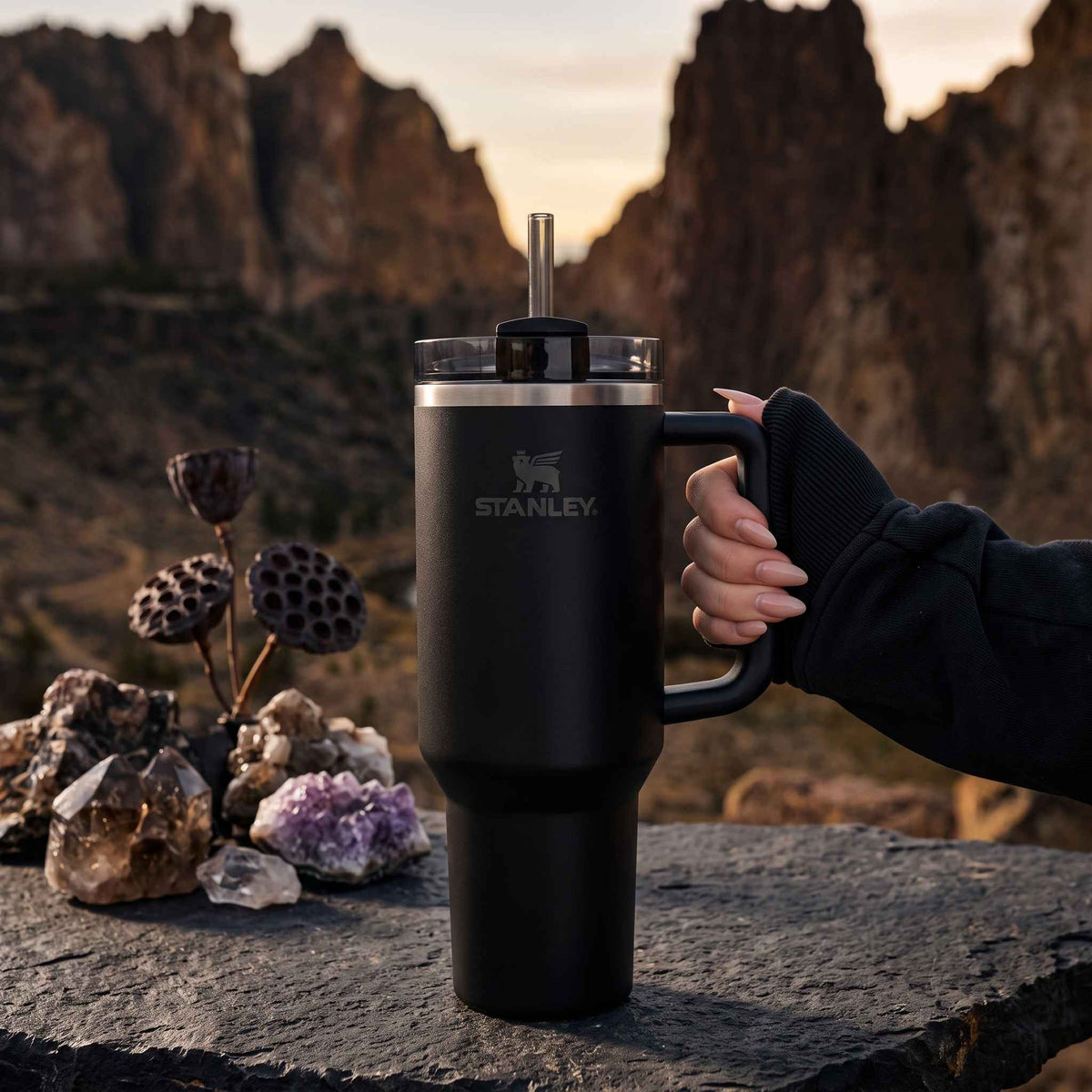 Stanley 40oz Stainless Steel Tumbler - Black