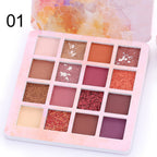 16 Color Eyeshadow Makeup Palette Matte & Shimmer