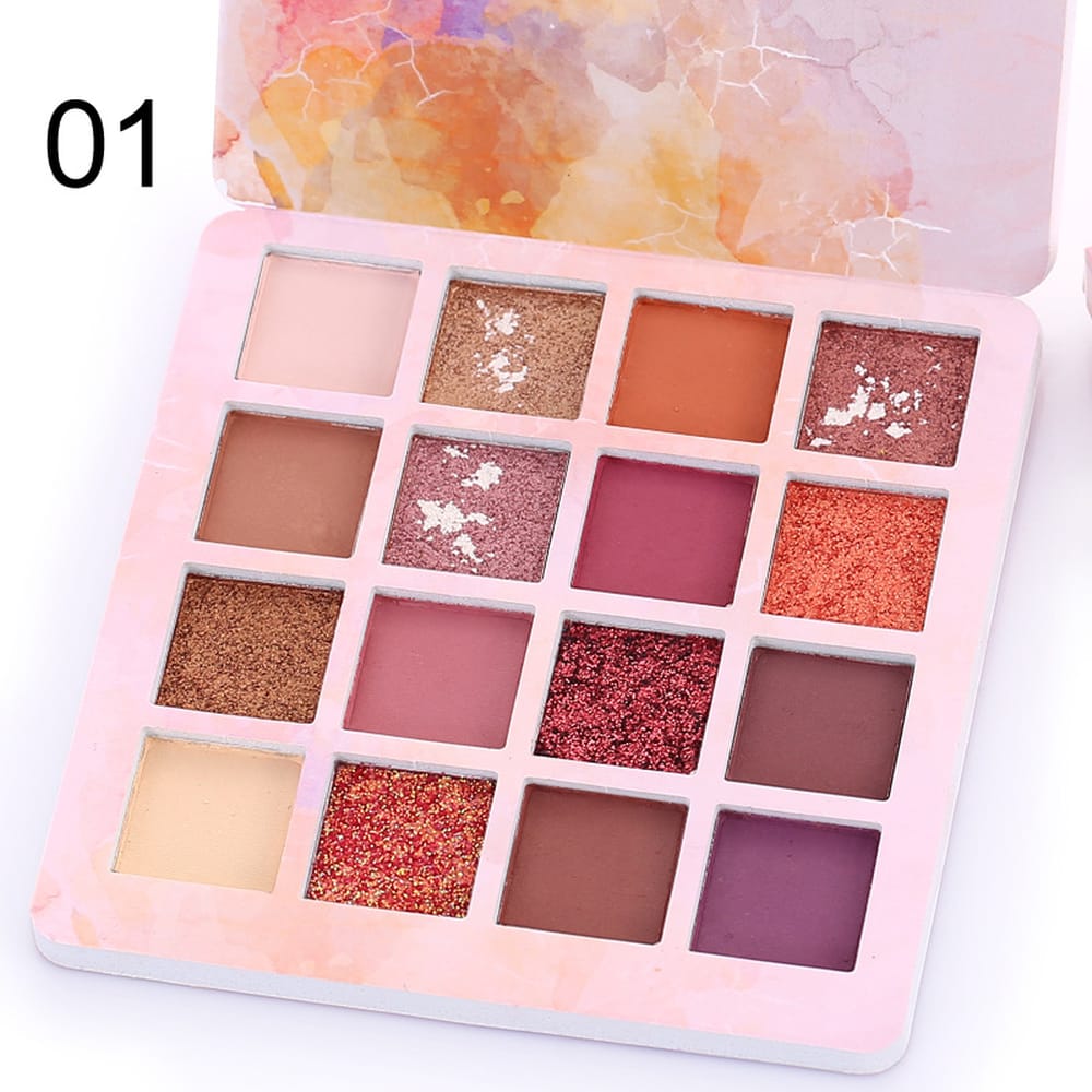 16 Color Eyeshadow Makeup Palette Matte & Shimmer