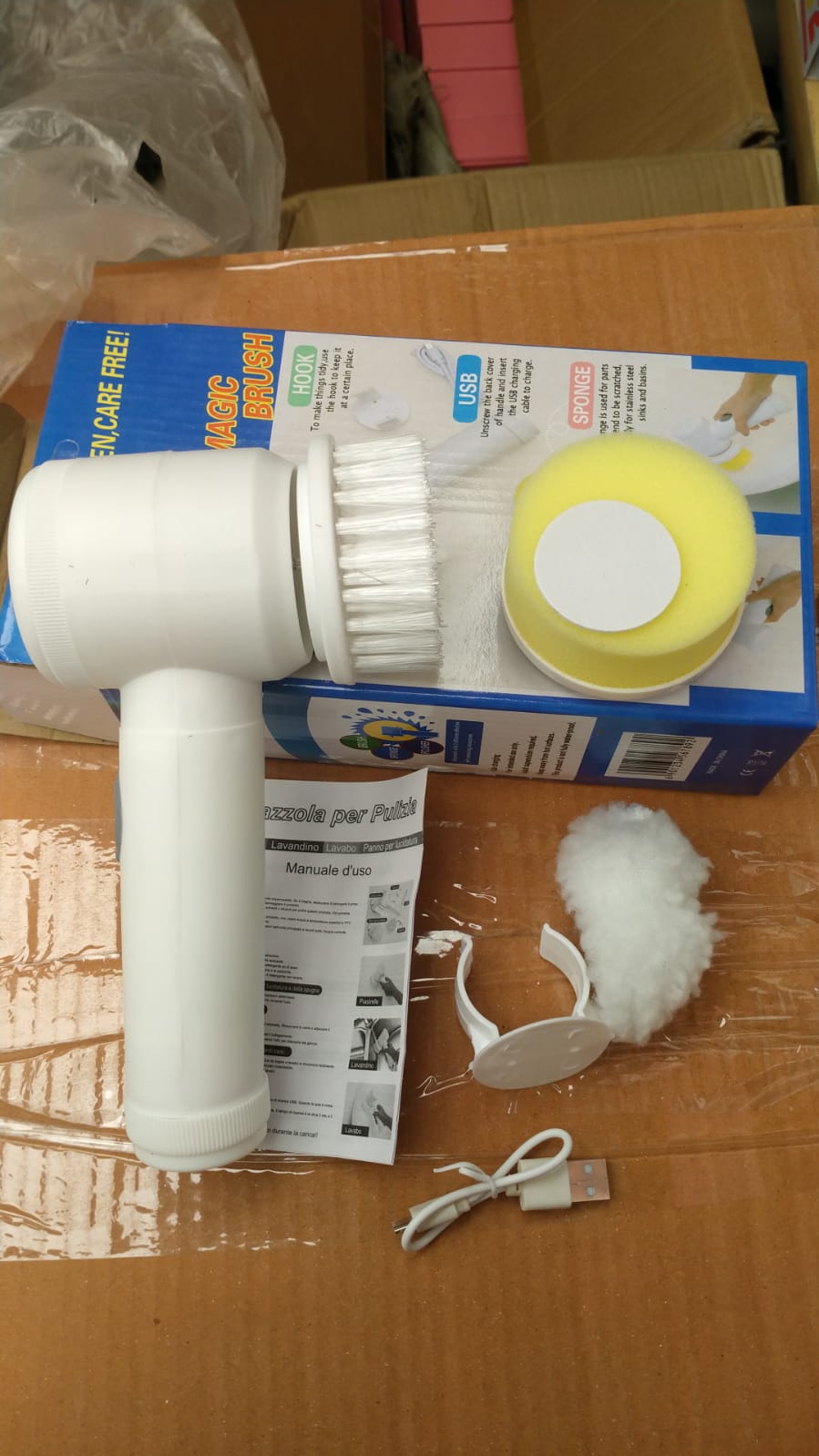 5-in-1 Handheld Electric Cleaning Brush