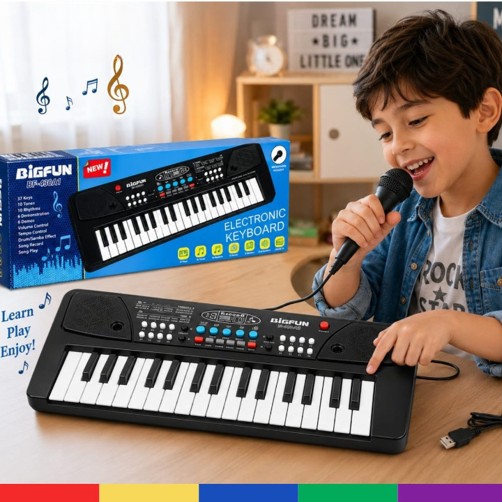 Bigfun 37-Key Electronic Piano Keyboard for Kids
