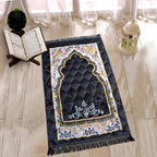 The Velvet Honeycomb Quilted Janamaz prayermat