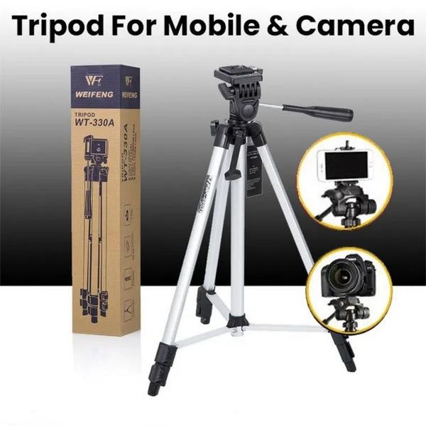 3-in-1 Professional Camera & Mobile Tripod Stand