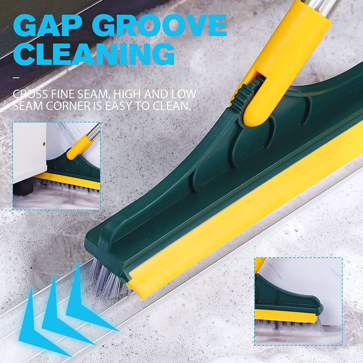 Broom Wiper 2 In 1 Dual Purpose Cleaning Tool