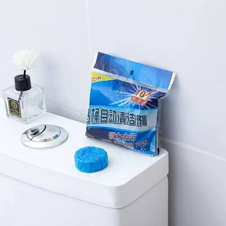 Toilet Cleaning Tablets 10pcs Fragrance Blue