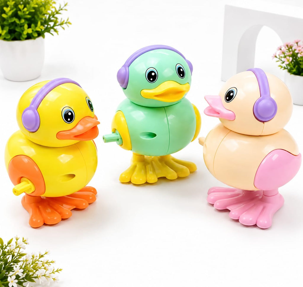 Jumping Duck Chain Toy for Kids – Fun Pull & Jump Toy