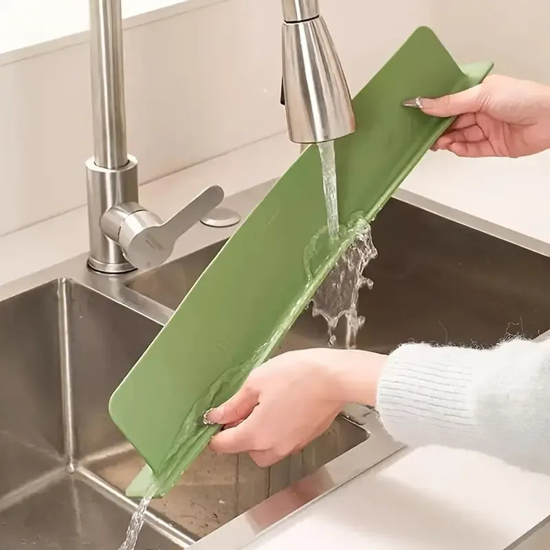 Silicone Sink Splash Guard with Double Suction Cups
