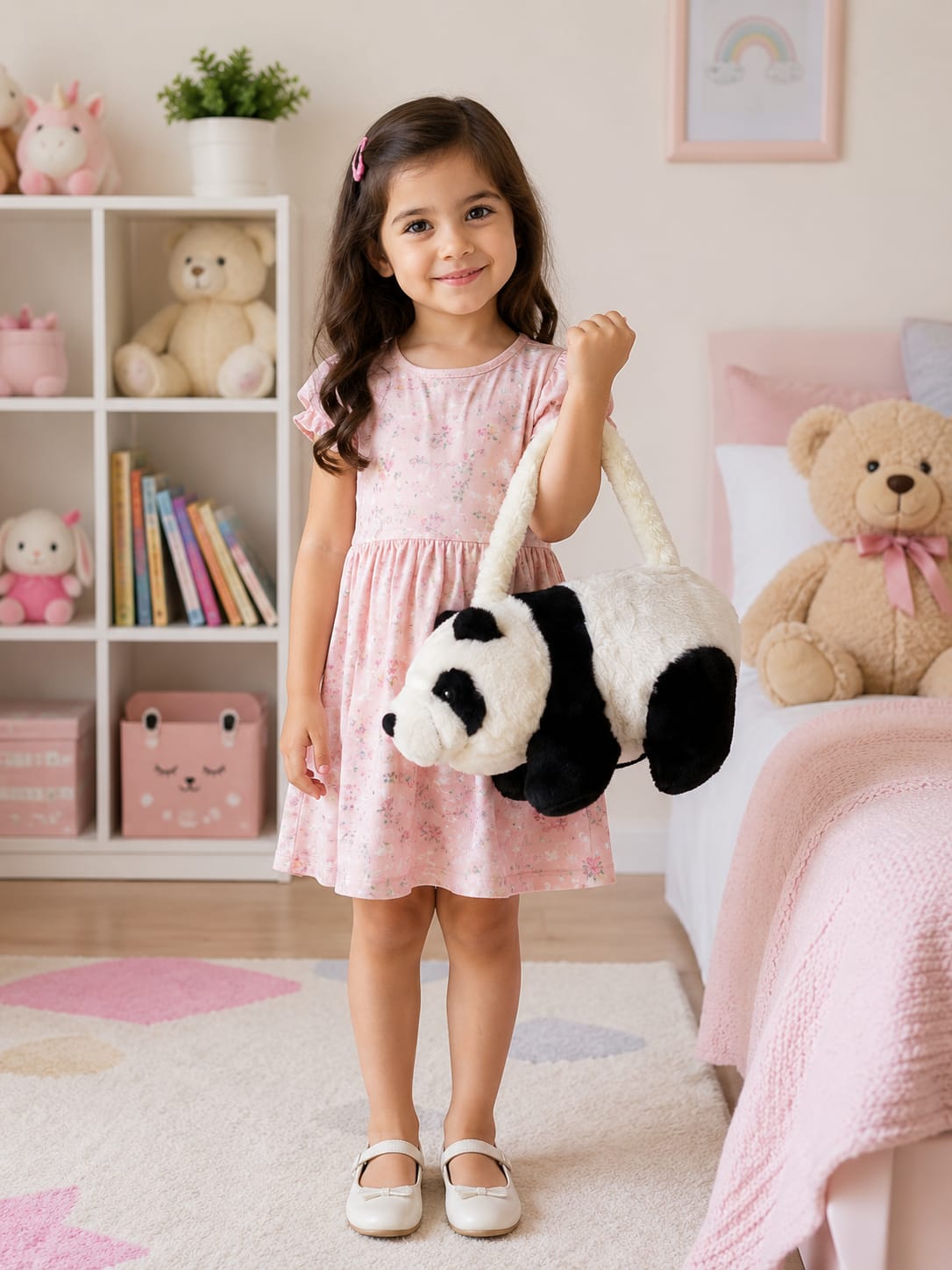 Panda Shoulder Bag for Girls