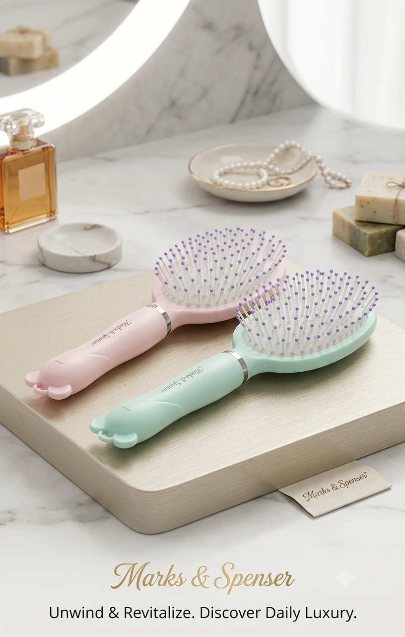 Premium Hair Care Paddle Brush