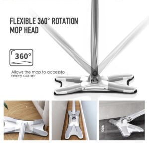360° Spin Mop with Microfiber Pad