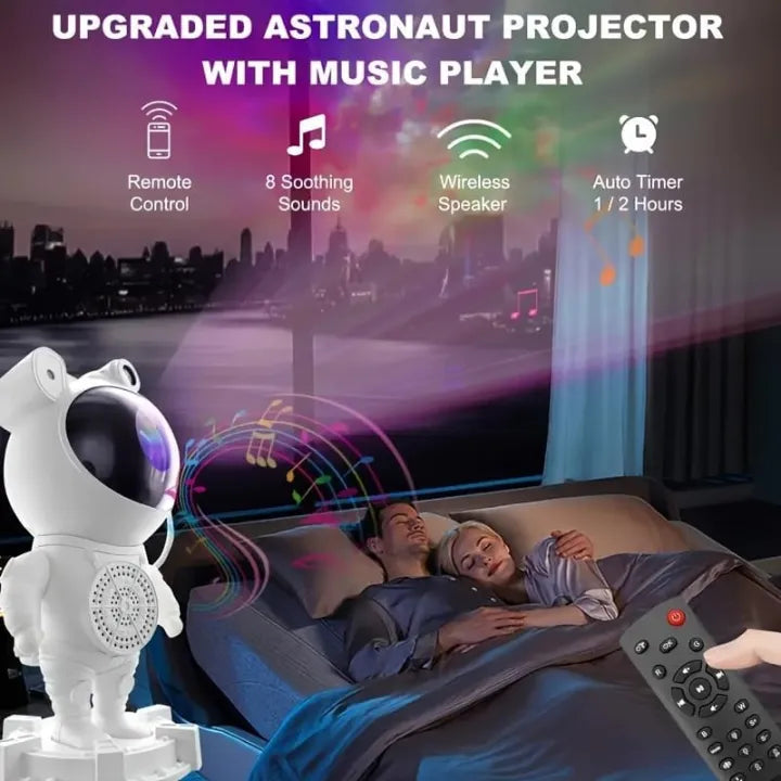 Galaxy Astronaut Star Projector with Bluetooth