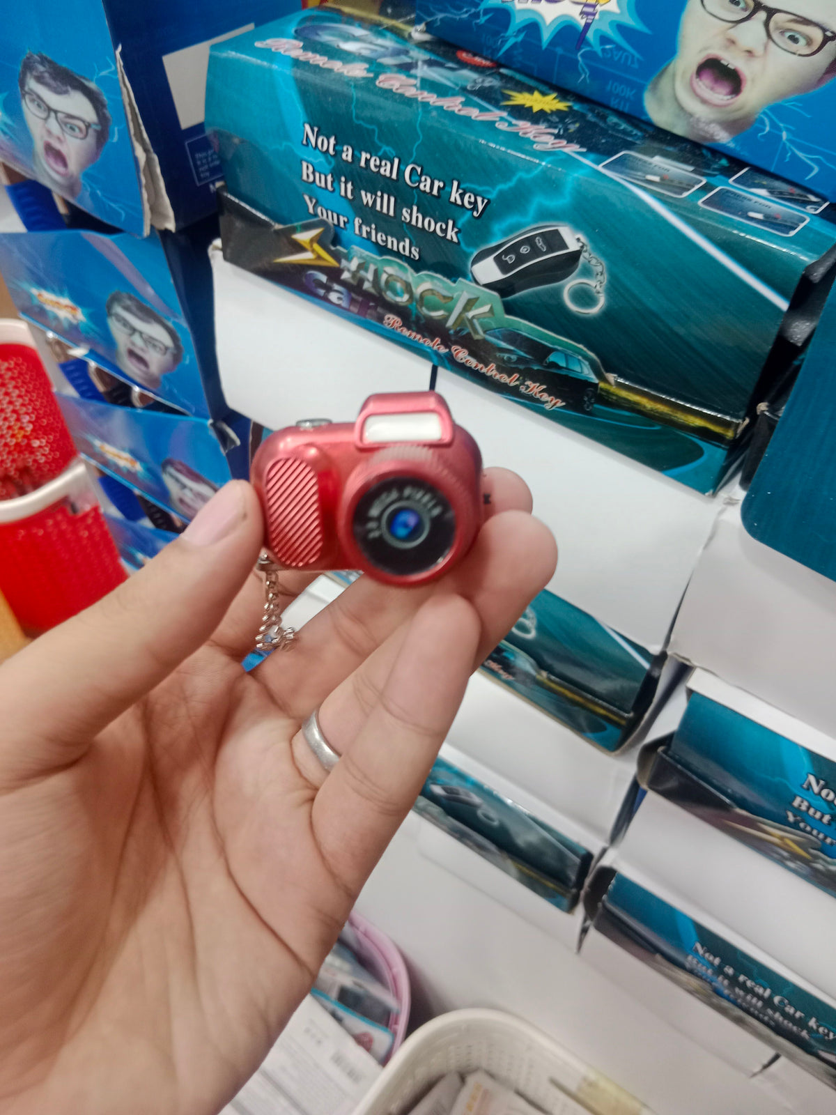 Mini Camera Toy with LED Light for Kids – Pretend Play Camera
