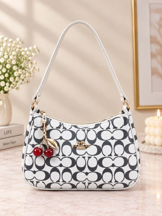 Cherry Curved Shoulder Bag