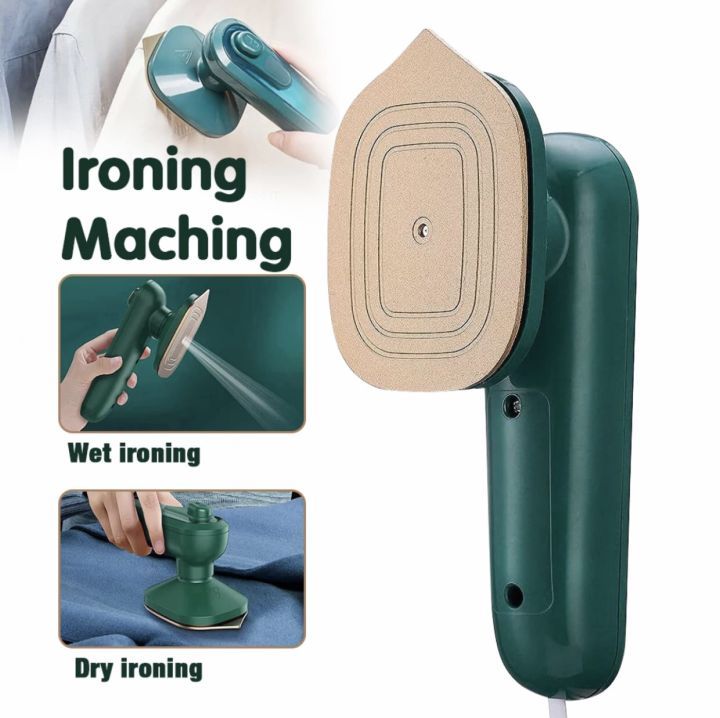 Portable Travel Iron with Spray – Handheld Garment Press & Dry Iron