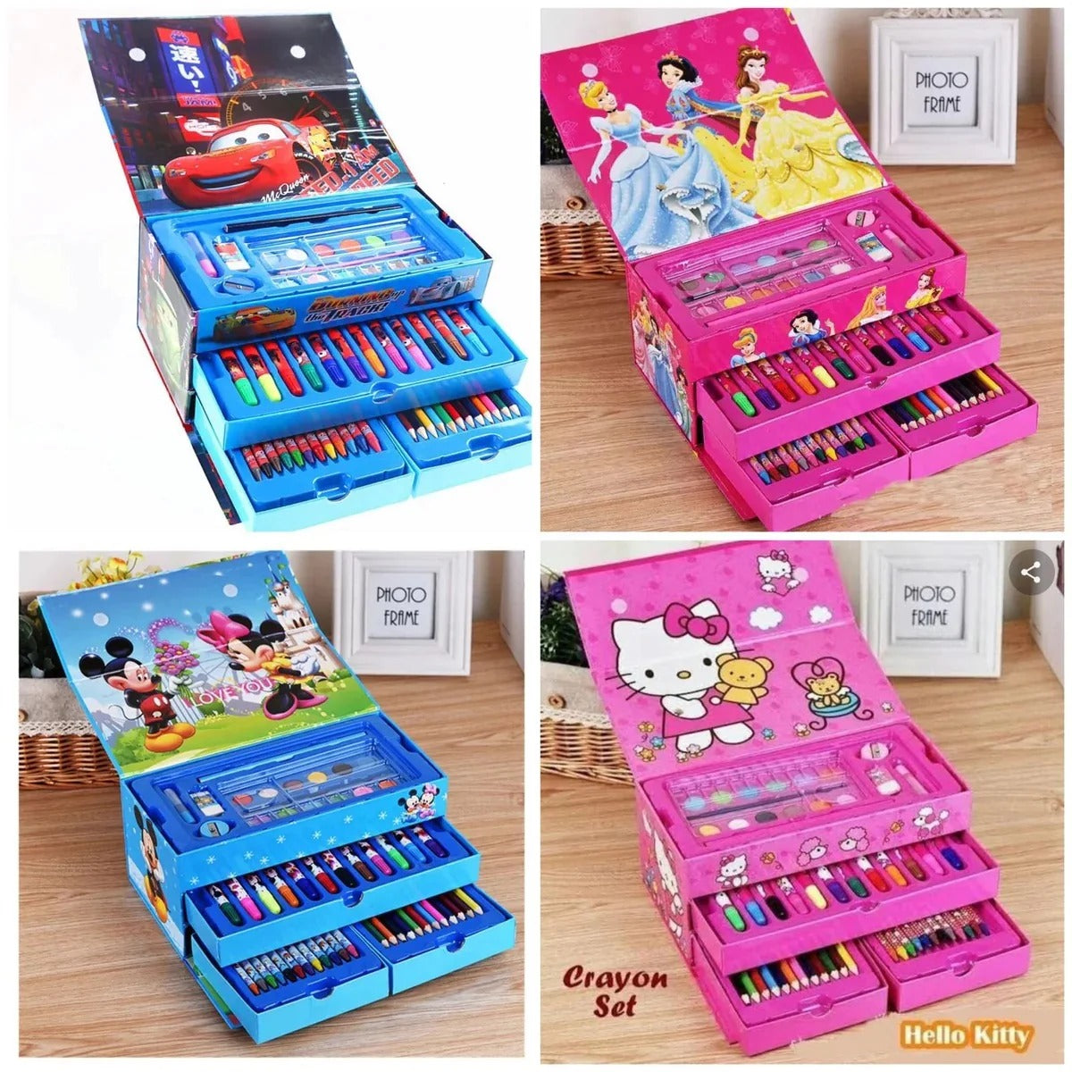 54 Pcs Art Color Kit for Kids – Complete Creative Drawing Set