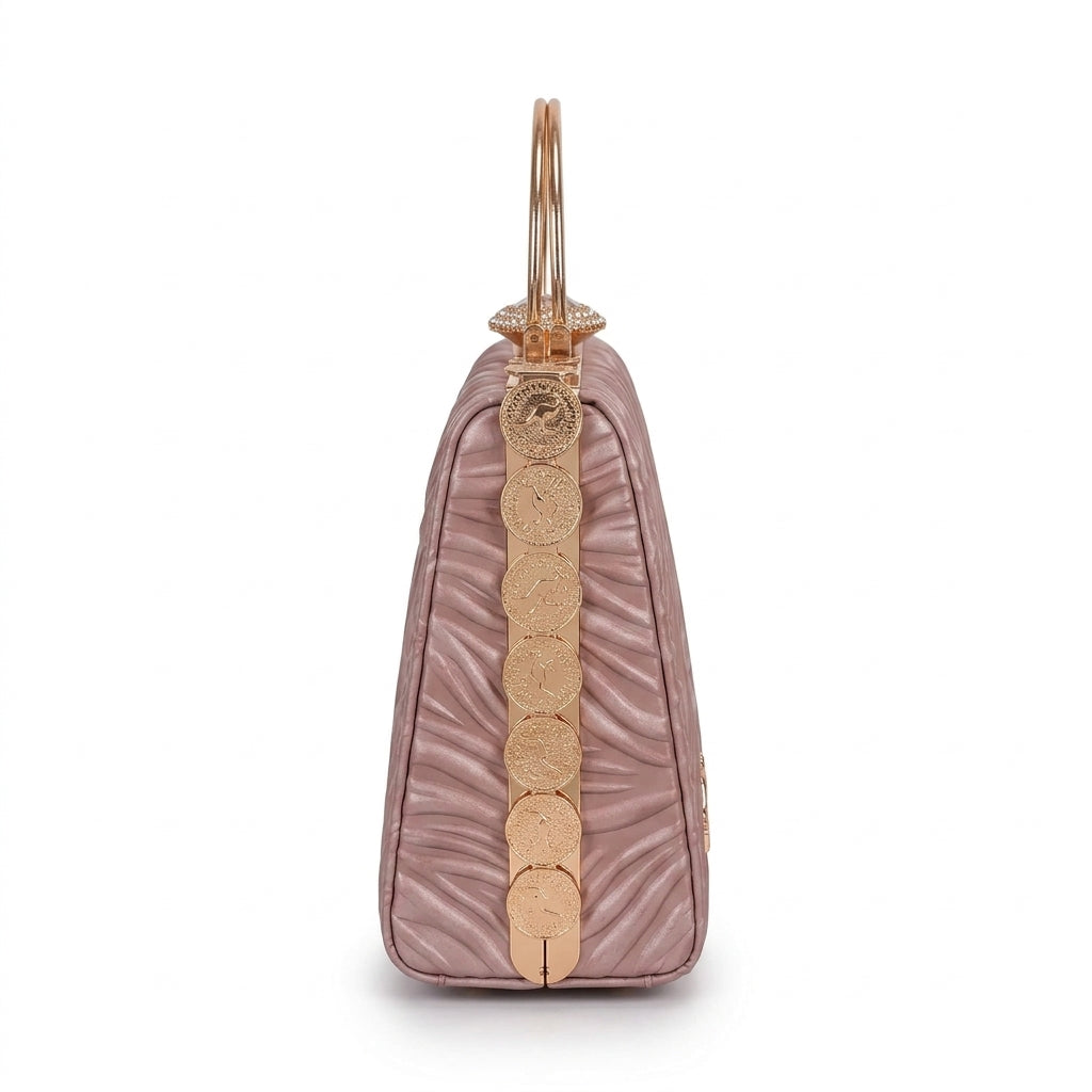 Elegant Handbag with Coin Detail