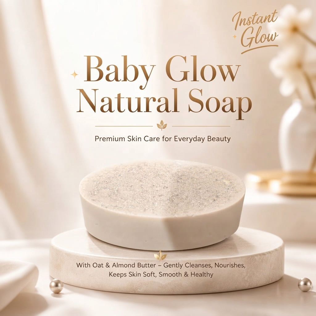 Baby Glow Natural Soap Oat & Almond Butter