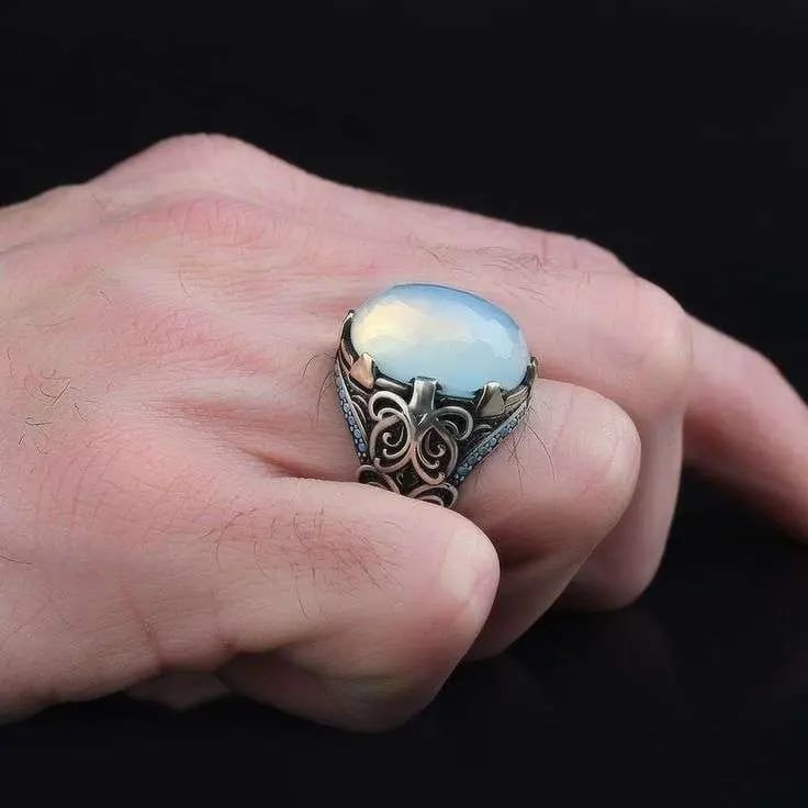 Turkish Design Ring Elegant Traditional Jewelry