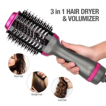 3 in 1 Professional Hot Air Hair Brush Styler