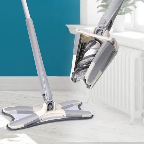 360° Spin Mop with Microfiber Pad
