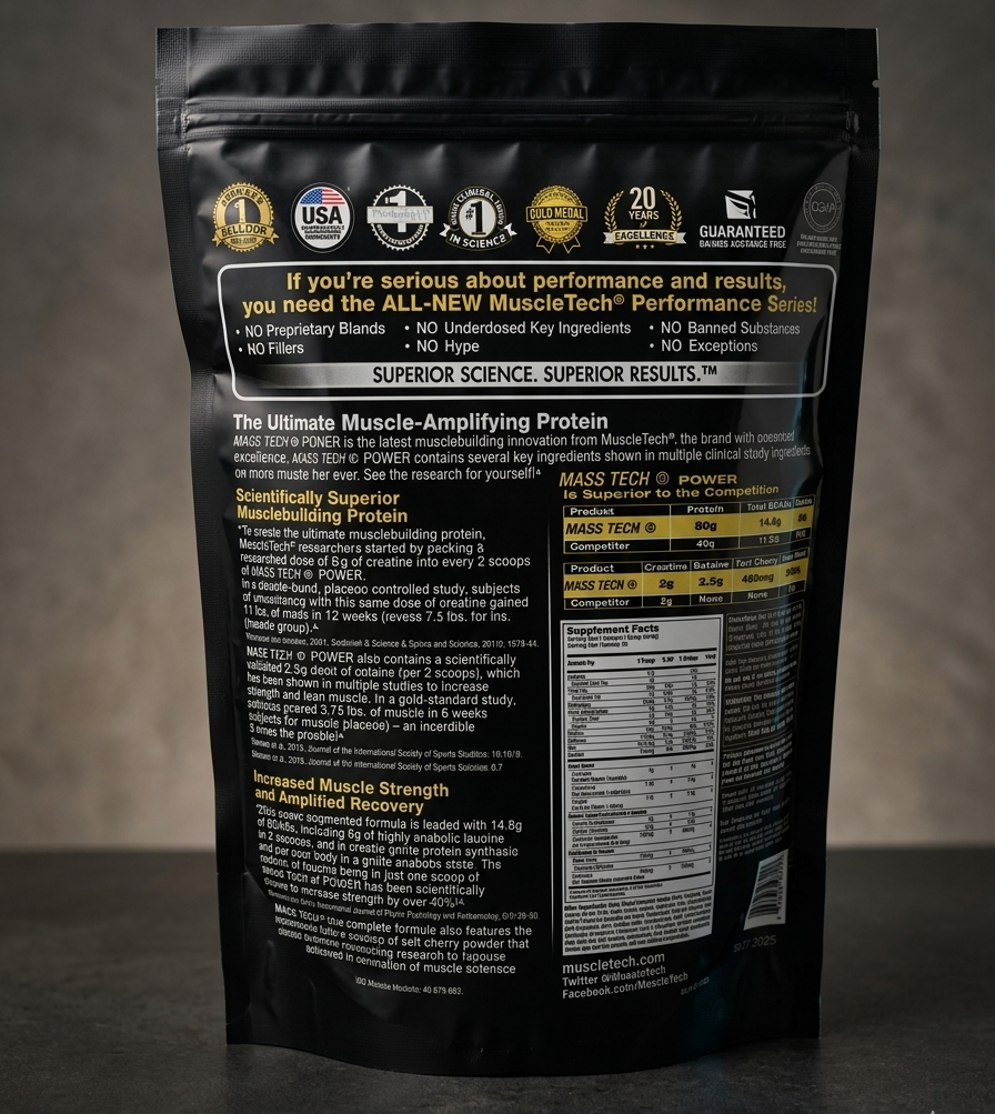 Mass Tech Advance Muscle Mass Gainer Powder 2LB