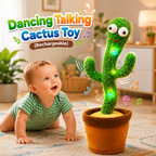 Dancing Talking Cactus Toy – Rechargeable Interactive Musical Plush