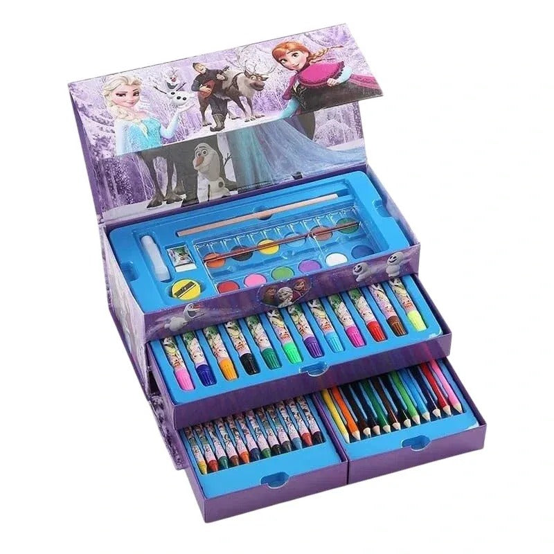 54 Pcs Art Color Kit for Kids – Complete Creative Drawing Set