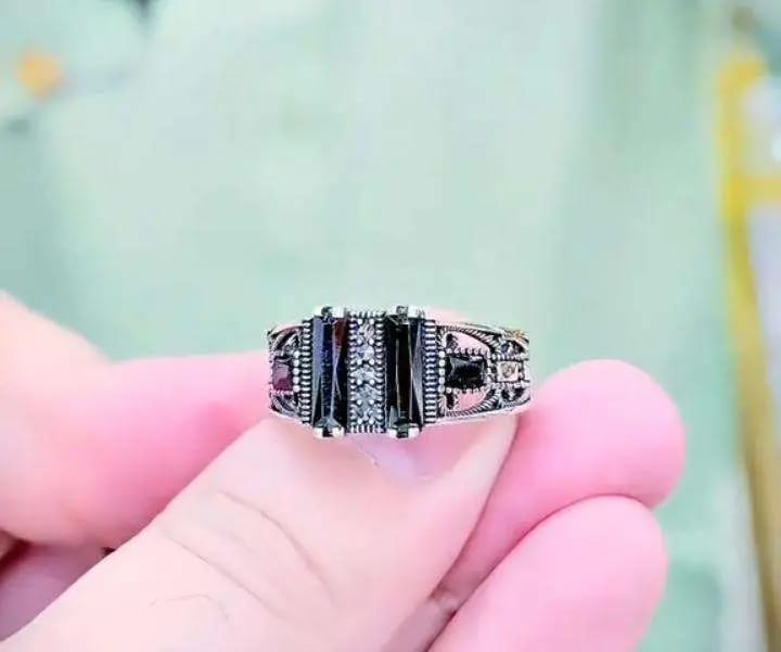 Turkish Design Ring Elegant Traditional Jewelry