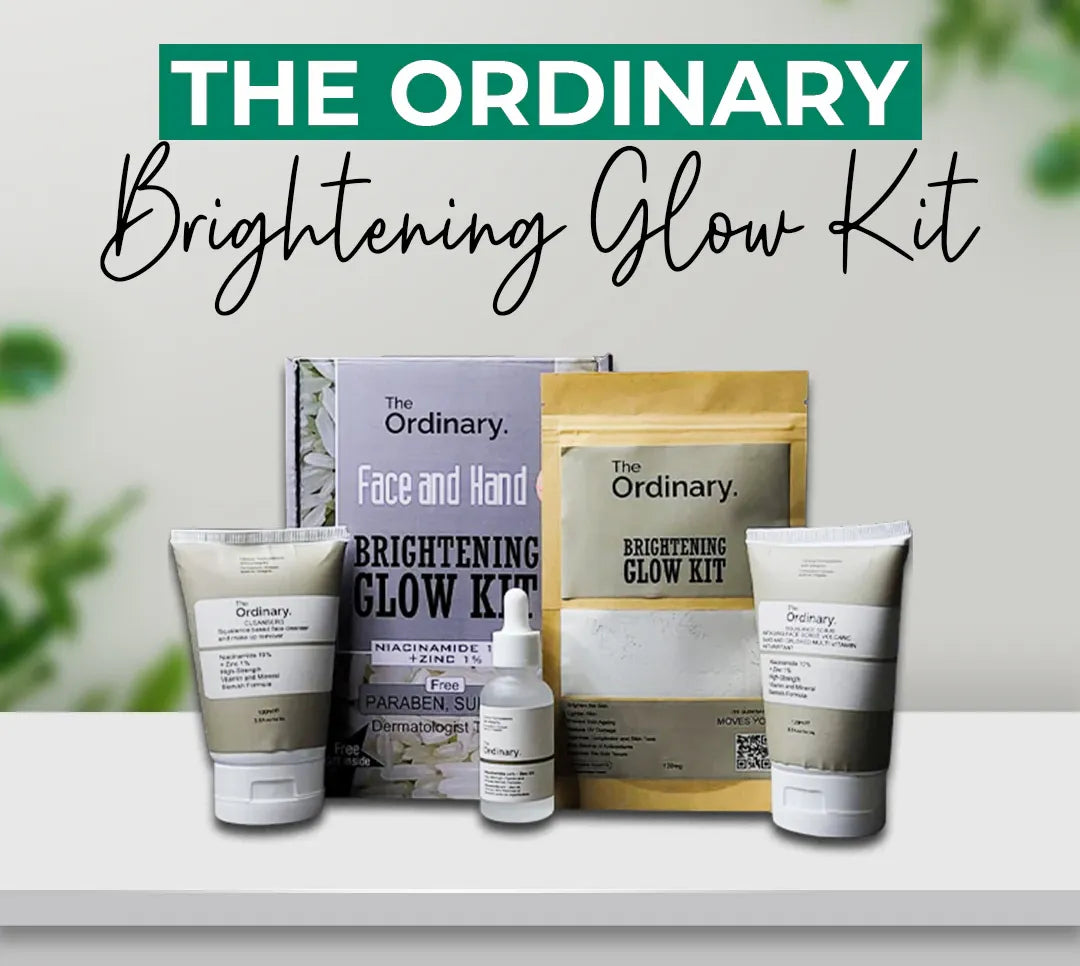 Face & Hand Brightening Glow Kit – Niacinamide + Zinc | Paraben-Free