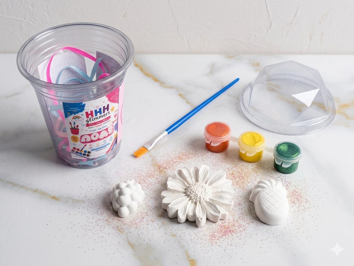 DIY Paint Kit for Kids - Plaster Figures