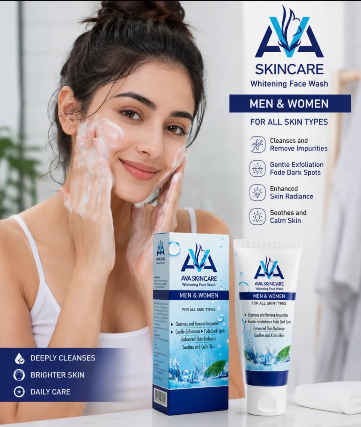AVA Skincare Whitening Face Wash