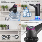 Automatic Portable Water Bottle Pump Dispenser