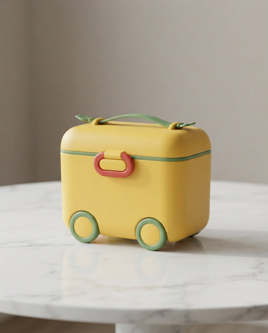 Portable Baby Milk Powder Container with Spoon – Travel Feeding Box
