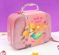 Mermaid 2-in-1 Makeup & Jewelry Case for Girls – Kids Pretend Play Set