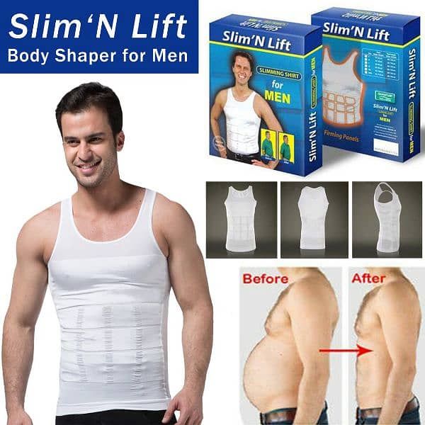 Slim N Fit Body Shaper Vest for Men
