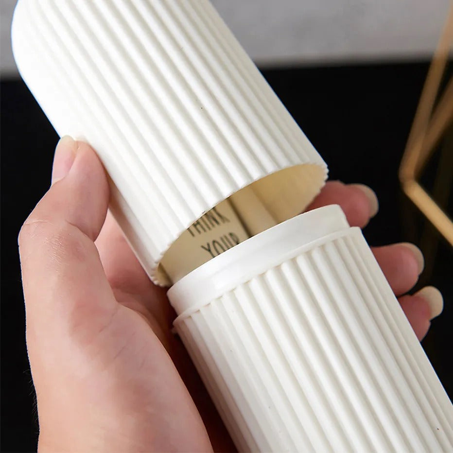 Portable Toothbrush Holder Case Toothpaste Storage