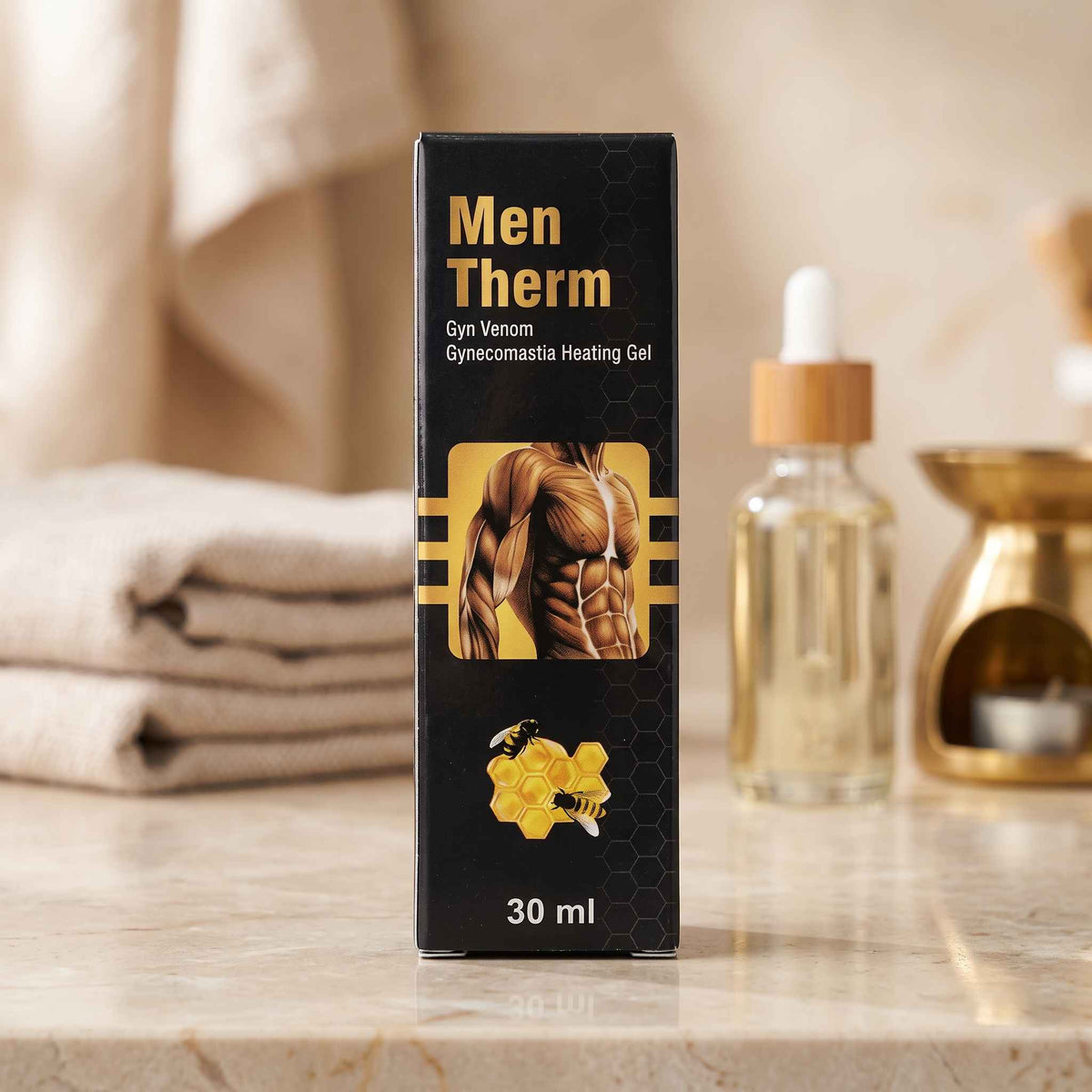 Men Therm Bee Venom Warming Body Massage Oil