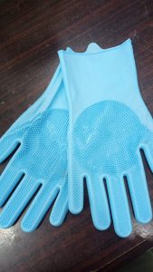 Silicone Washing Full Finger Gloves