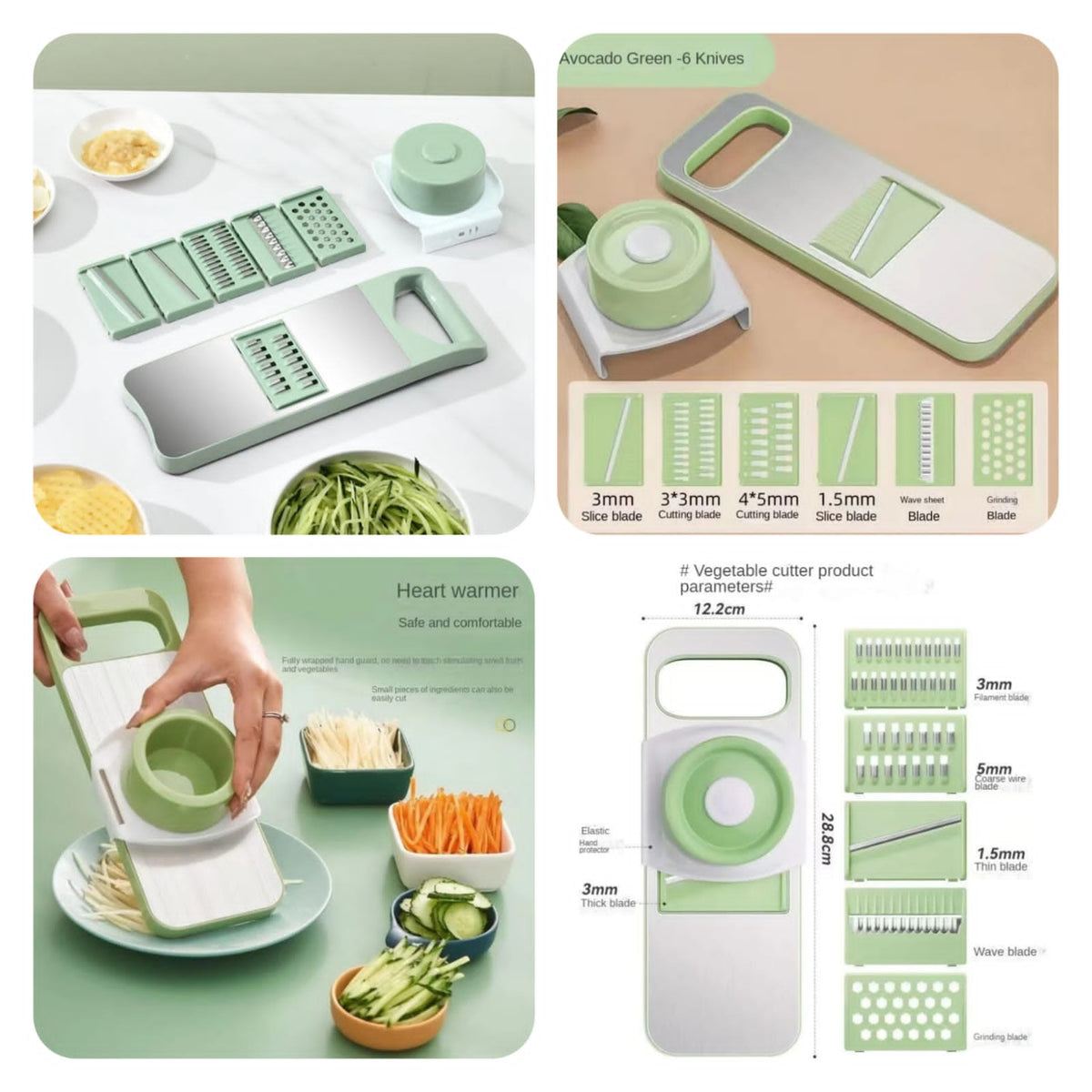 5-in-1 Vegetable Cutter & Grater