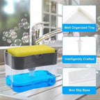 2-in-1 Dish Soap Dispenser with Sponge Caddy