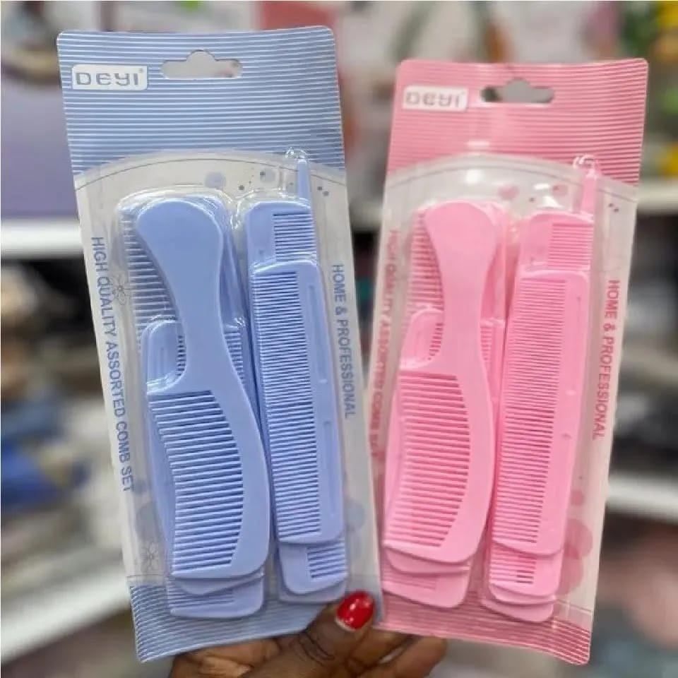 6 Pcs Hair Comb Set