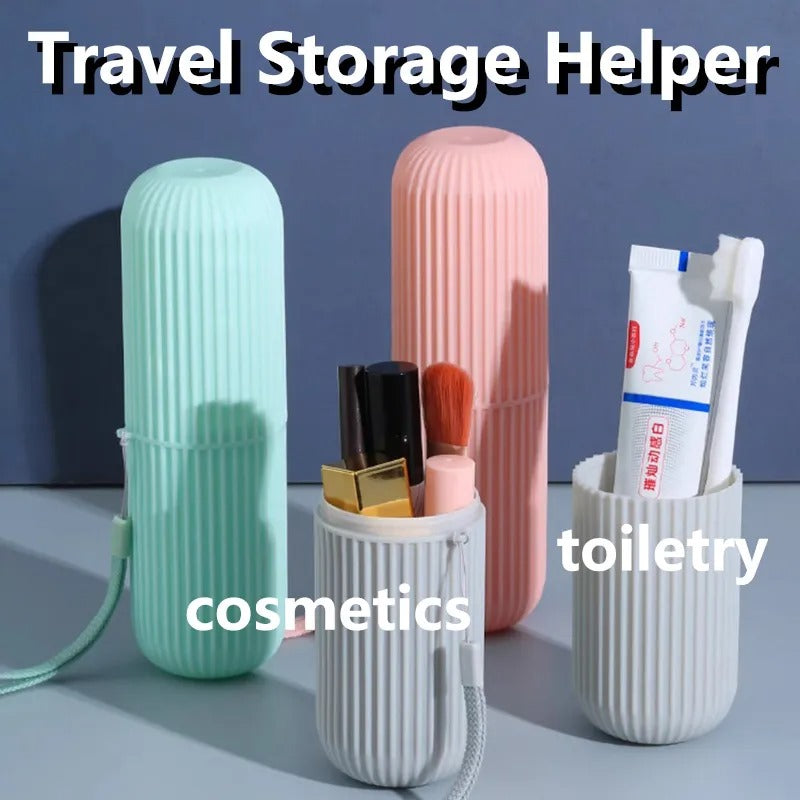 Portable Toothbrush Holder Case Toothpaste Storage
